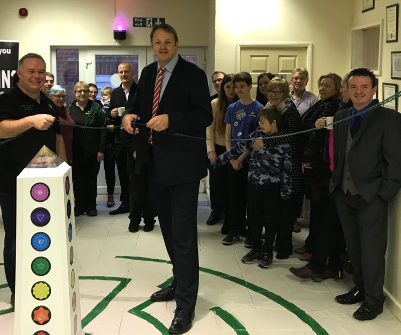 Toby Perkins MP opens Future House Therapy Centre. 