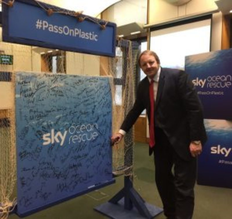 Toby signing up to Sky