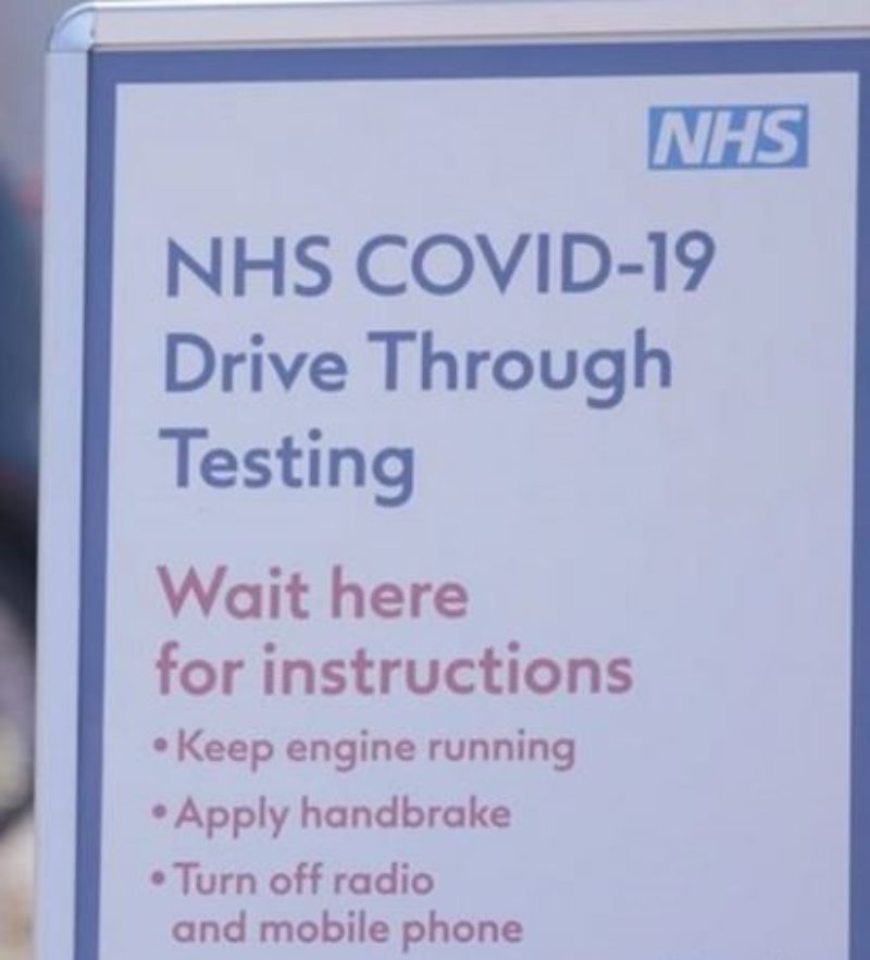 Testing for Coronavirus is being completed at the Proact stadium