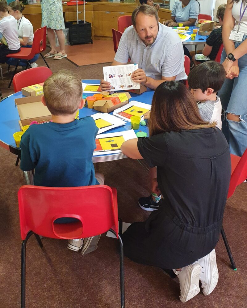 Toby at Chesterfield Library