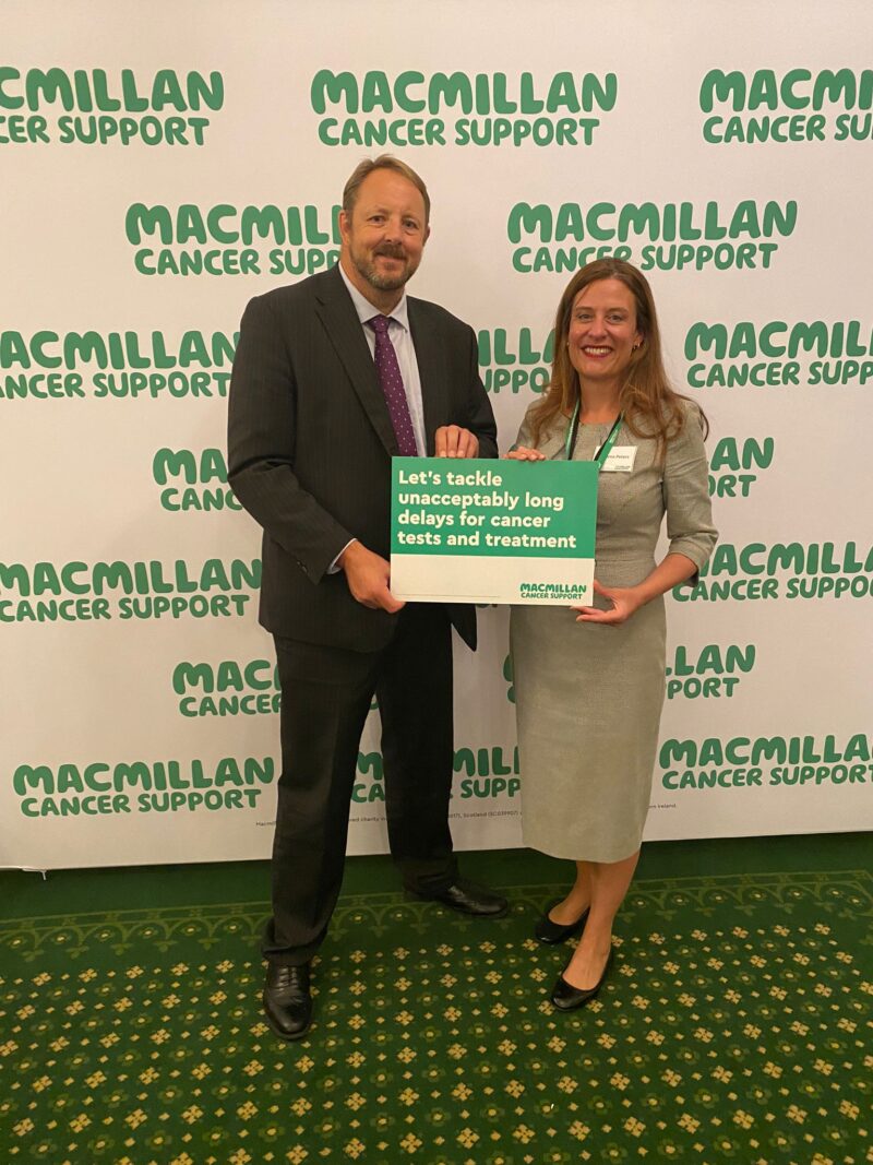 Toby at the Macmillan event in Parliament