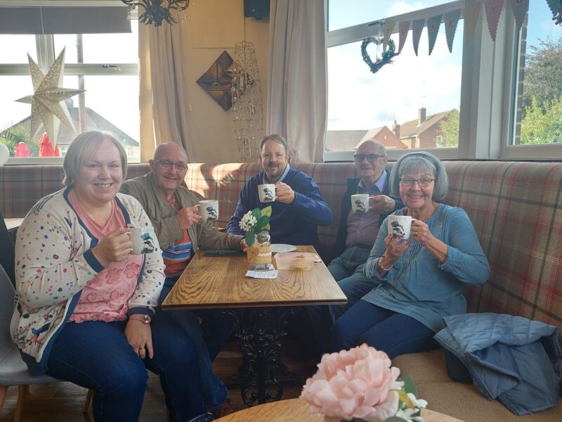 Toby at the Badger Pub on MacMillan Coffee Morning
