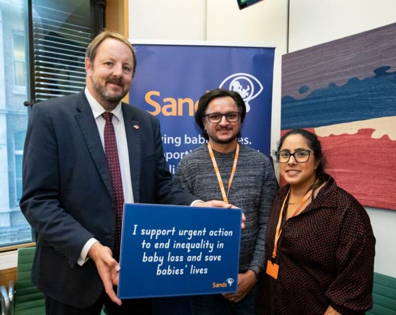 Toby Perkins MP at the #EndInequalitiesInBabyLoss campaign event in Parliament